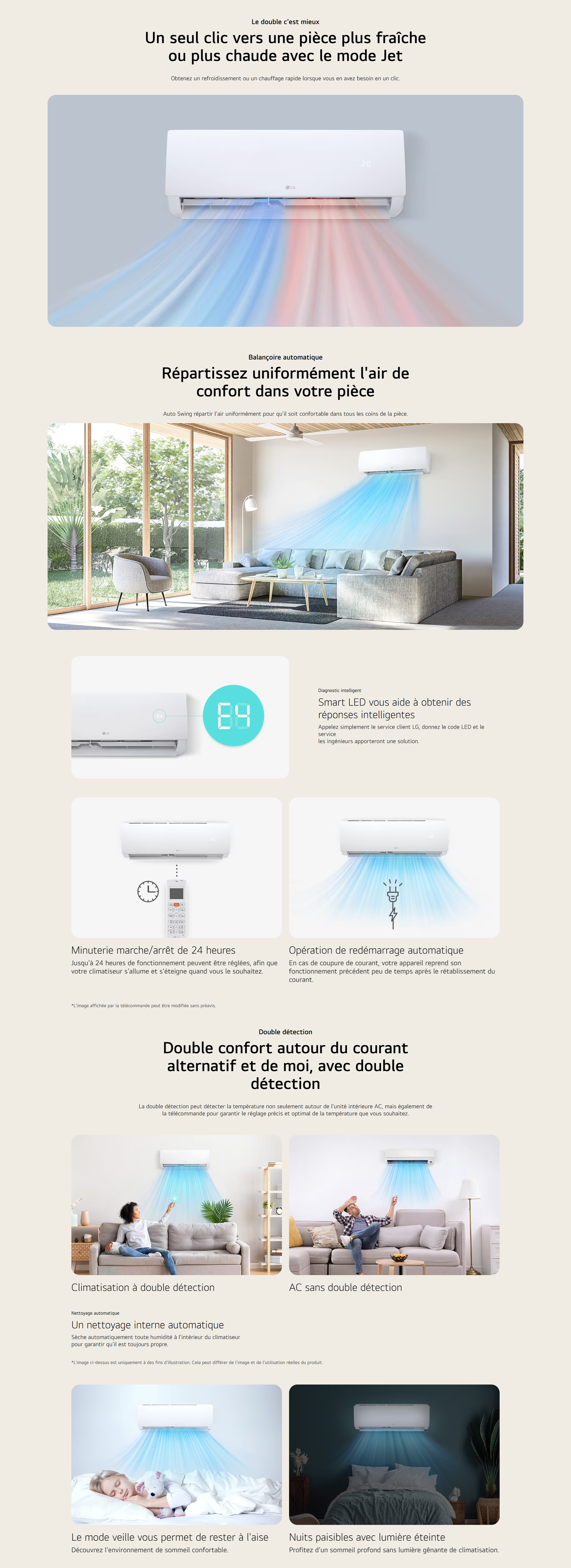 CLIMATISEUR LG 12000 JET COOL INVERTER